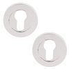 Excel Architectural DH3683 Round Euro Profile Escutcheon Set, Polished Chrome