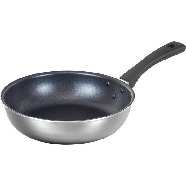 Wahei Freiz RB-2903 Miramite Deep Frying Pan, 9.4 inches (24 cm), Induction Compatible, Gas, PFOA Free, Fluorine Resin Processing, Prevents Uneven Grilling