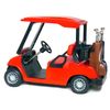 🏌️ KiNSFUN Red Golf Cart 4½" Die Cast Metal Model Pullback Action Toy ⛳