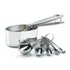 Cuisipro Stainless Steel Measuring Cup and Spoon Set