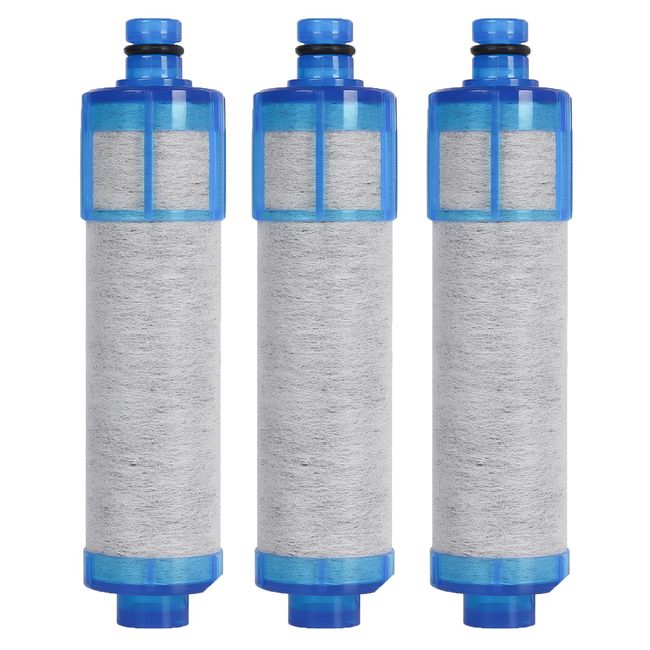 Replacement Water Filter Cartridge, Dedicated Water Purifier Faucet (Built-in Cartridge), All-in-One Water Purifier, High Chlorine Removal Cartridge Faucet, Compatible JF-21 Type (3 Pieces)