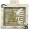 2 Piece Jade Gua Sha Massage Combs, Natural Jade Stone