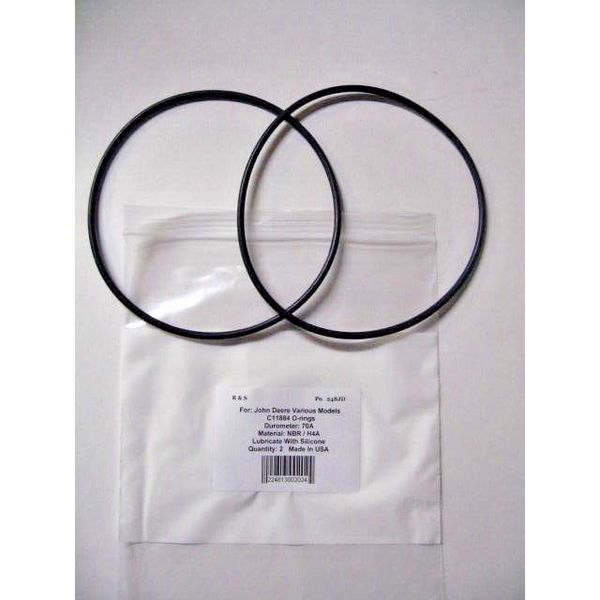 2 Compatible John Deere C11884 O-rings / R&S 248JD / NBR H4A Material