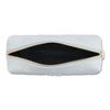 Mariquant Simple Embossed Daisy Square Pen Case, blue (light)