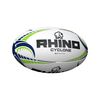 Rhino Cyclone Rugby Ball, Fluo Yellow, Size 4