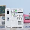 Kids Kitchen Playset With Telephone, Water Dispenser Simulation Cooking