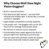 Wolf View - Night Vision Goggles IR Infrared NVG with Head Mounting Strap Record