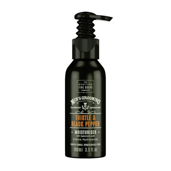 Scottish Fine Soaps Thistle & Black Pepper Moisturiser 100ml Pump bottle