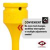 AFF Torque Limiting Extension, 3/4" Drive, 175 ft/lbs, Yellow, 40306