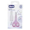Chicco Baby Nail Scissors with Protective Cap – Pink