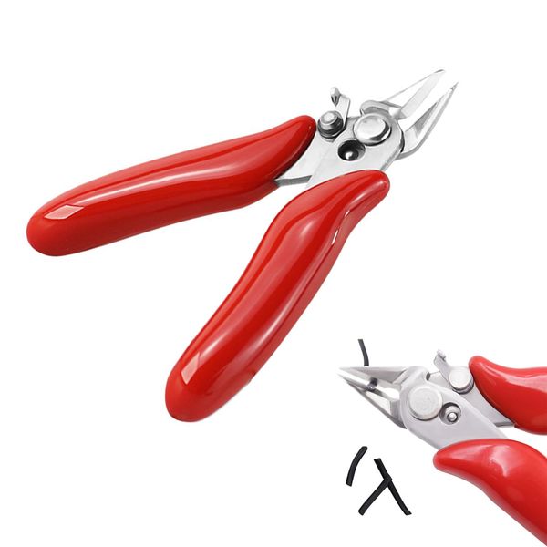 Mini Nipper, Wire Nipper, Diagonal Pliers, 3.5 Inch Mini Wire Cutter, Small Soft Cutting Electronic Pliers, Lightweight, Multi-functional Hand Tool, Wire Insulated Rubber Handle, Model Pliers for Home