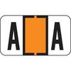 Jeter Alpha Ring Book Replacement Page (5 Pages 120 Labels) (Letter A-Orange)