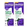 Dimetapp Children's Cold and Allergy Grape Flavored Cough Syrup 8 Ounce Bottle (Pack of 2)