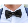 BomGuard Men's Cummerbund with Bow Tie and Pocket Square for Tuxedo Shirt, Set of 3 Sash, black