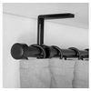 One New IKEA BETYDLIG Wall Ceiling Bracket Black Adjustable Rod Holder