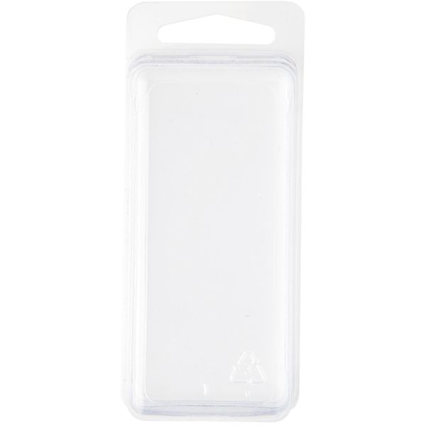 Collecting Warehouse Clear Plastic Clamshell Package/Storage Container, 3.375" H x 1.5" W x 1.25" D, Pack of 100