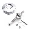 Xotic Tech Bumper Hood Lock Lid Kit Push Button Quick Release Fasteners Universal for Car (Silver)