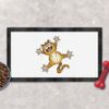 Azeeda 'Splat Ginger Cat' Pet Feeding Mat (PM00028442)