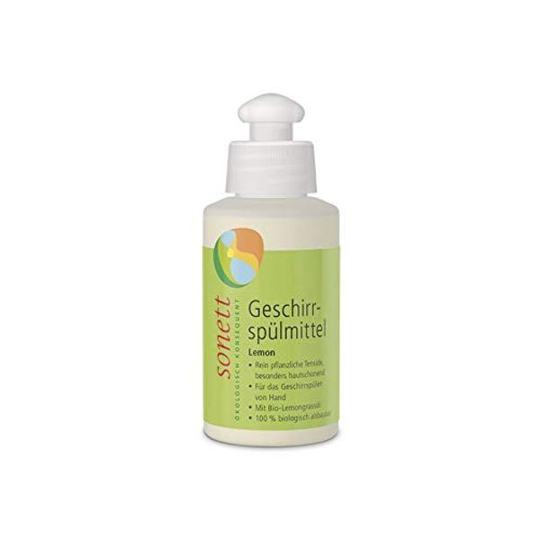 Bio Geschirrspülmittel Lemon, Sonett (4 x 120 ml)