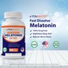 Vitamatic Melatonin 20mg 60 Fast Dissolve Tablets, Natural Berry Flavor - 2 Pack