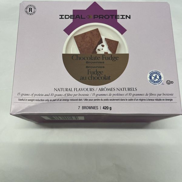 Ideal Protein Chocolate Fudge Brownies  BB 08/31/2025 BRAND NEW ITEM!