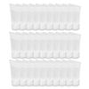 SOLUSTRE 50PCS Cosmetic Lotion Tubes, Squeeze Shampoo Bottles, Toiletry Lotion Bottle with Flip Lid, Empty Plastic Makeup Sample Bottles for Facial Cleanser Toner Hand Cream (10ml)
