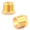 GASHER Brass 3/8" BSP Male Outer Hex Thread Socket Pipe Plug Fitting (15pcs