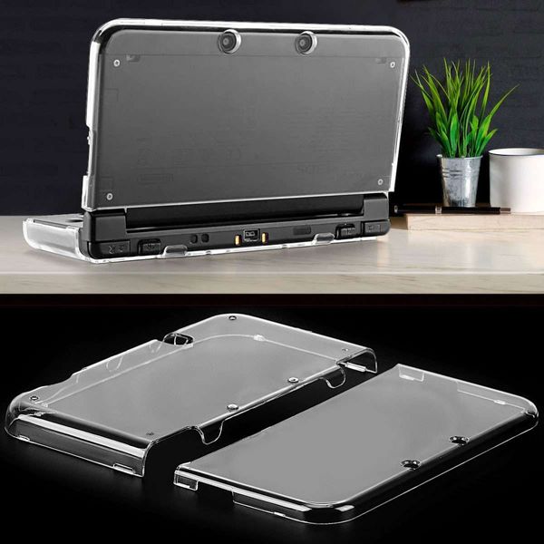 For New Nintendo 3DS XL/LL Clear Crystal Hard Shell Protective Case Cover