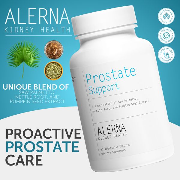 Prostate Support Supplement, Saw Palmetto Extract, Nettle Root For Kidney