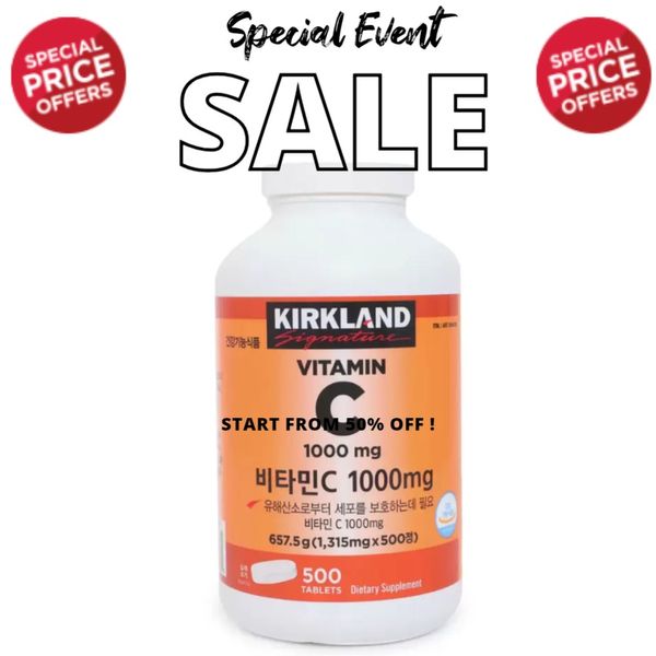 [Bovimol] Kirkland Signature Vitamin C 1 315mg x 500 tablets