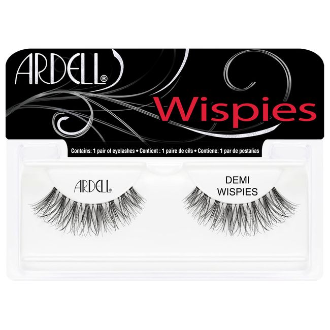 ARDELL Invisibands Lashes 100% Human Hair BLACK (Item:Demi Wispies)