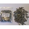 2.5mm CORD END BOOTLACE FERRULE TERMINALS (GREY FOR 2.5mm cable) 100 PACK