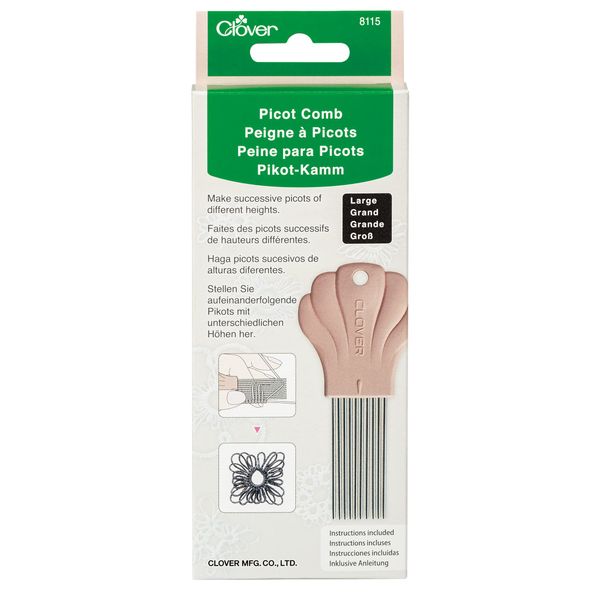 Clover Picot Comb - Large