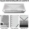 EliteEase 2 Pack Metal Marking Tool, Angle & Arc Marking Tool, Square Steel Pipe Bend Marking Tool, Square Arc Ruler, Architect Ruler Angle Measuring Tool