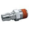 Flowbal Pro Style Tool Quick Coupling, One-Touch Type, Male Threaded Plug, 20 PMA Compatible Male Threaded (R) 1/4