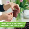 Royal Green Writable Labels Color Coding Stickers in Black 7.5cm x 2.5cm 120 Pack