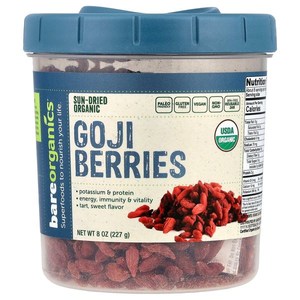 Organic Goji Berries, 8 oz (227 g)