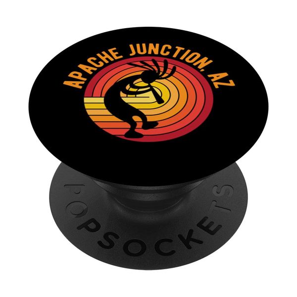 Apache Junction Arizona Dancing Kokopelli Southwest Design PopSockets Standard PopGrip
