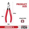 ARROW 6" High Leverage Diagonal Cutting Pliers, Wire Cutters with Comfortable Grip, Side Cutters for Cutting Wires