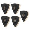 Wool Triangular Felt Buffing Pad with Alloy Steel Base for Oscillating Tool