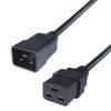 connektgear 27-00912m Mains Extension Heavy Duty Power Cable C20 Plug to C19 Socket