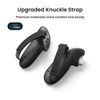 KIWI design G4 Pro Controller Grips Compatible with Meta Quest 3/3S, Accredited by Meta