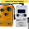 PEDALZOO Flat Patch Cable for Guitar Effects Pedals - Space-Saving and Reliable Pedalboard Connection (3-inch/3-pack)