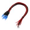 sourcing map 10Pcs 2mm Pre Wired LED, Blue DC6-12V Diffused Lens, Light Emitting Diodes