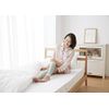 Skin Side Silk Sleep Calf Supporter, 2 Pieces, Pale Green
