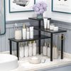 3-Tier Countertop Corner Shelf Movable Organizer for Makeup and Accessories