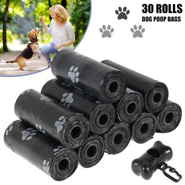 30Roll Dog Poop Bags Pet Waste Bags Dog Waste Bags with Breakpoint Design jeaZN