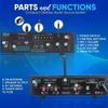 Pyle Wireless Bluetooth Stereo Microphone Receiver Amplifier System, 300 Watts