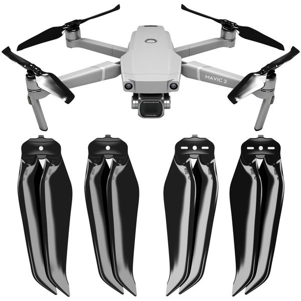 Master Airscrew Stealth Propellers for DJI Mavic 2 - Black, 4 pcs