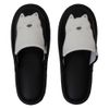 FUNAMi Cat Print Vinyl Slippers Medium Black 18-1605